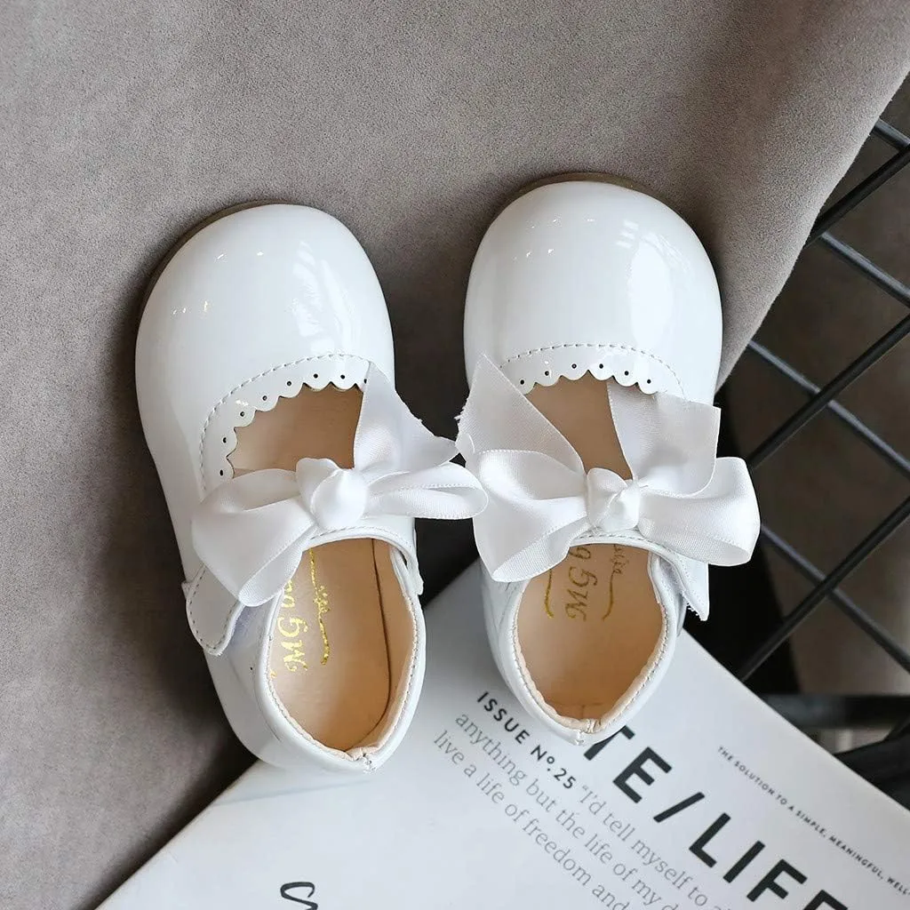 School Uniform Dress Shoes for Toddler Girls Mary Jane Flats Flower Girl Shoes Little Kid Ballet Shoes Church Kids Shoes