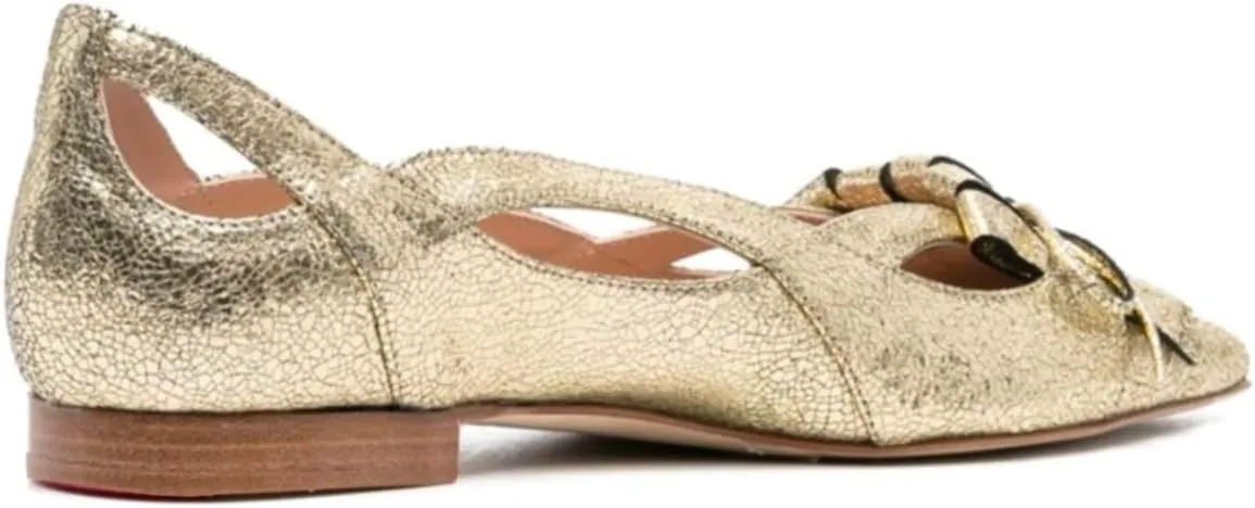 SHODENSE Women Flats Shoes Bow Pointed Closed Toe Ballet Flats Comfy Slip On Tassel Flats Cutout Suede Wingtip 4-11 M US