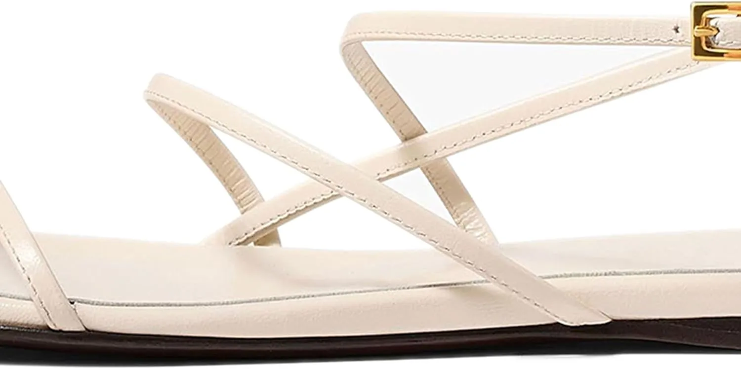 Strappy Sandals for Women Open Toe and Comfortable Elegant Casual Shoes for Popular Summer Dress Perfect for Date and Party