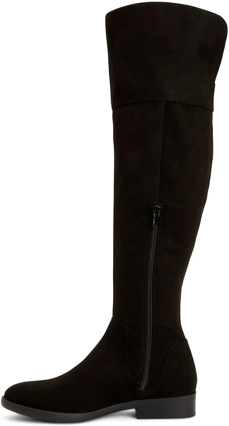 Style & Co. Women's Black Lessah Over The Knee Boots