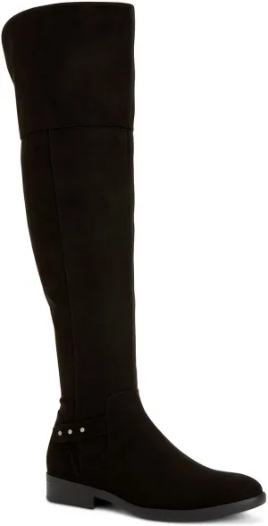 Style & Co. Women's Black Lessah Over The Knee Boots