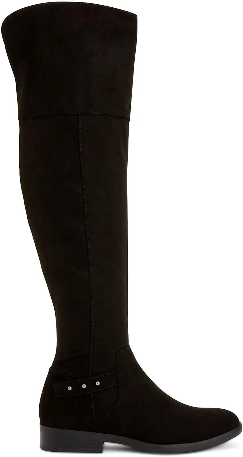 Style & Co. Women's Black Lessah Over The Knee Boots