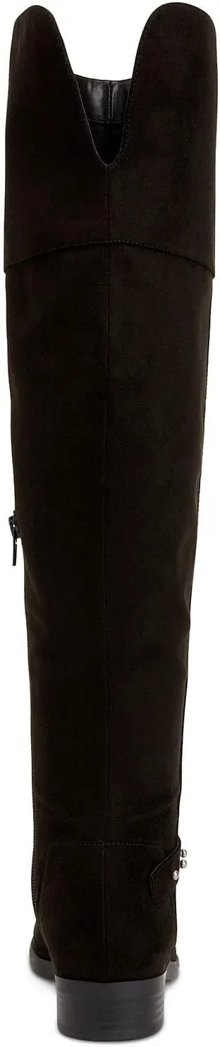 Style & Co. Women's Black Lessah Over The Knee Boots