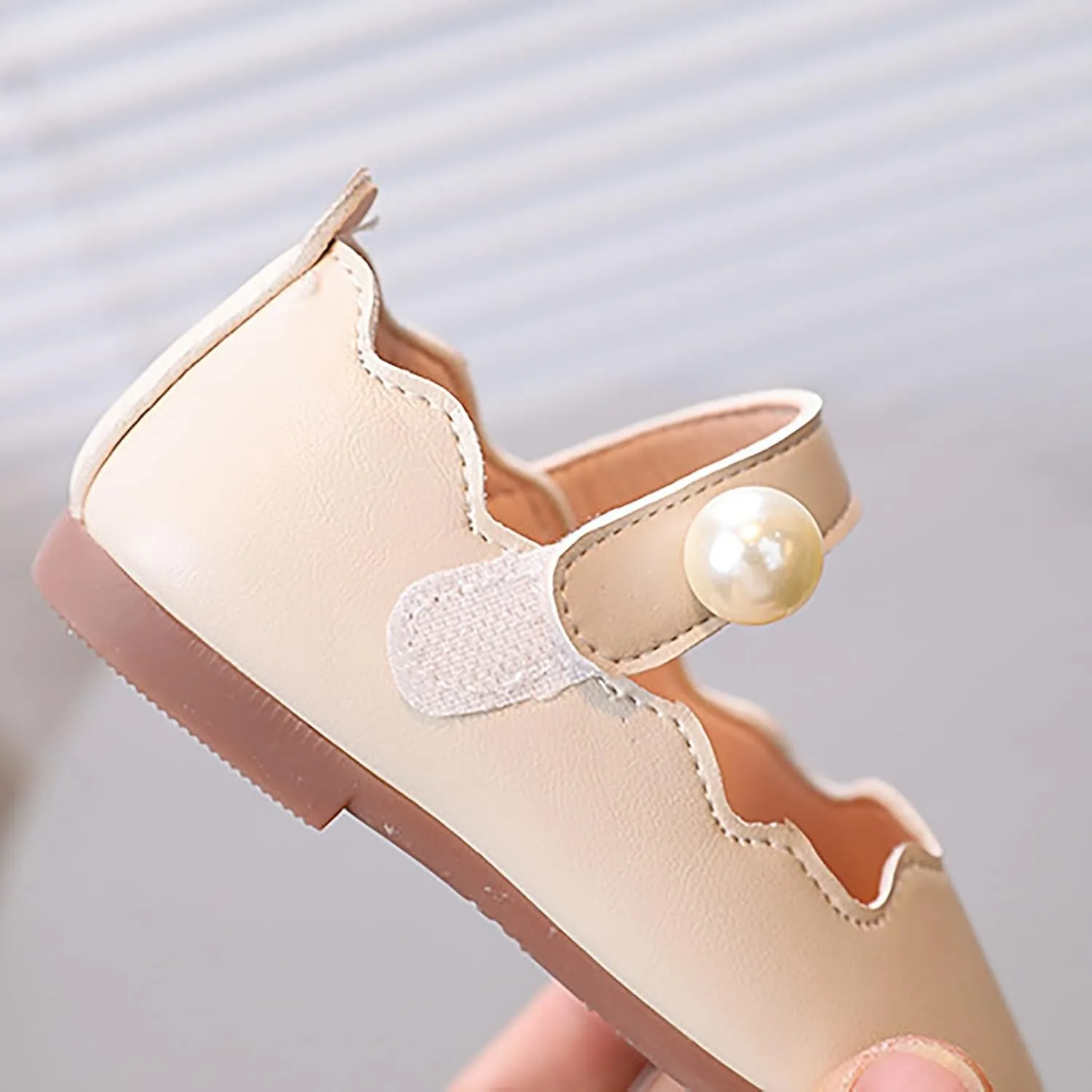 Toddler Flower Girls Dress Shoes, Mary Jane Ballet Flats for Party School Wedding Girls Low Heels Shoes