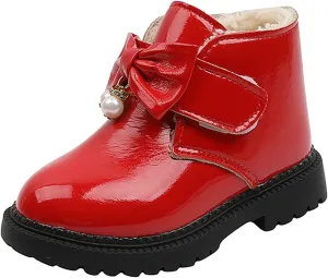 Toddler/Little Kid/Big Kid Girls Ankle Boots Outdoor Side Zipper Comfortable Girls Boots Baby Kids Boots