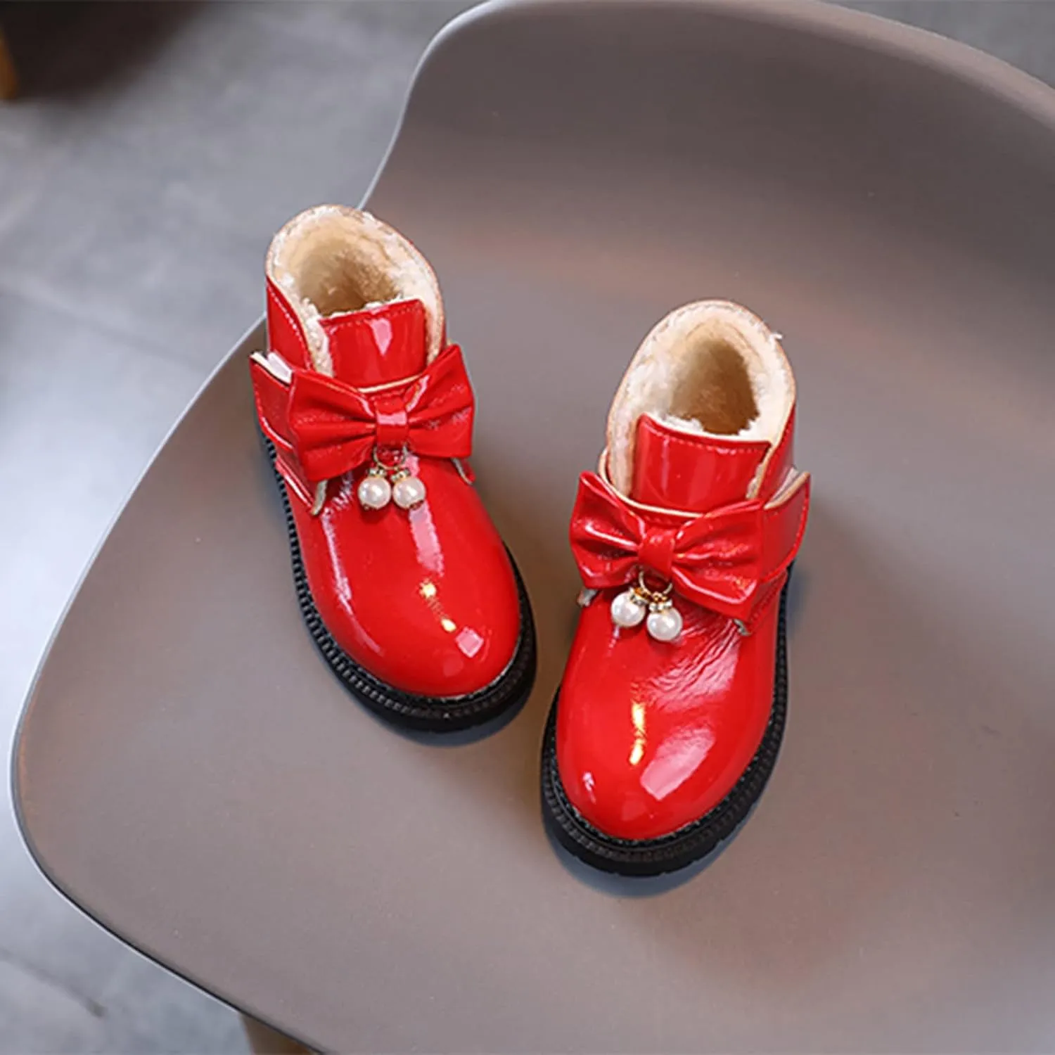 Toddler/Little Kid/Big Kid Girls Ankle Boots Outdoor Side Zipper Comfortable Girls Boots Baby Kids Boots