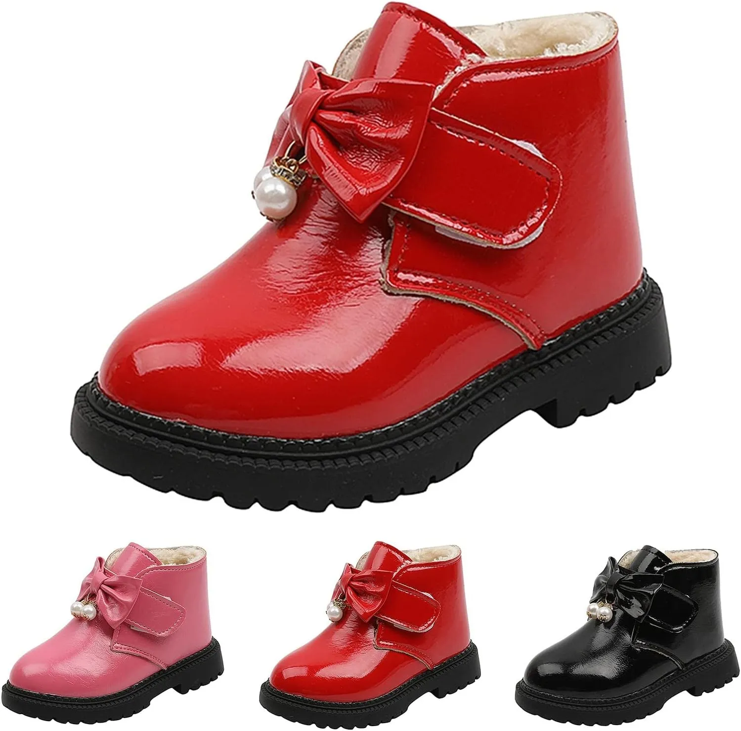 Toddler/Little Kid/Big Kid Girls Ankle Boots Outdoor Side Zipper Comfortable Girls Boots Baby Kids Boots