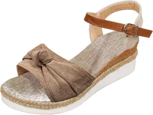 Wedge Sandals for Women Platform Open Toe Wedge Sandals Womens Comfortable Dressy Summer Sandal Orthopedic Sandals