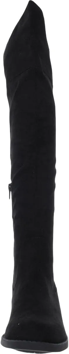Womens Allicce Faux Suede Over-The-Knee Boots