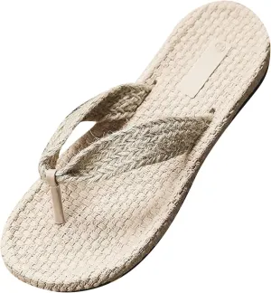 Women's Arch Support Flip Flops Walking Thong Sandals Indoor Outdoor for Summer Pillow Shower Slippers
