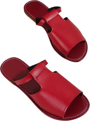 Women's Cut Out Slide Sandals, Trendy Faux Leather Flat Slide Sandals, Lightweight Slip On Outdoor Shoes