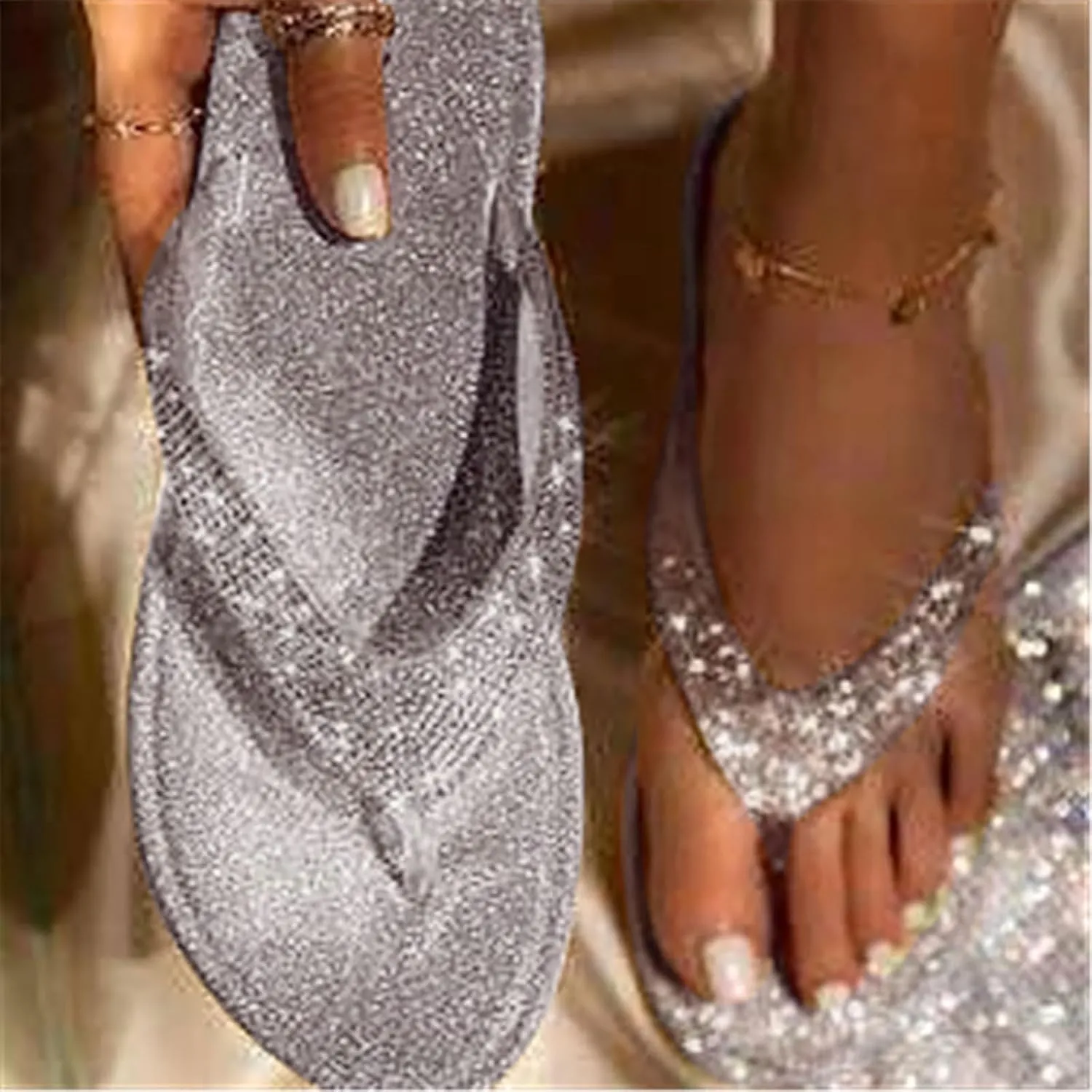 Womens Flip Flops Comfortable, Arch Support Sandals Women's Dressy Summer Walking Slippers Orthopedic Comfort Wide Width Breathable Non Slip Shoes Zapatos para Mujer Sandalias para Mujer