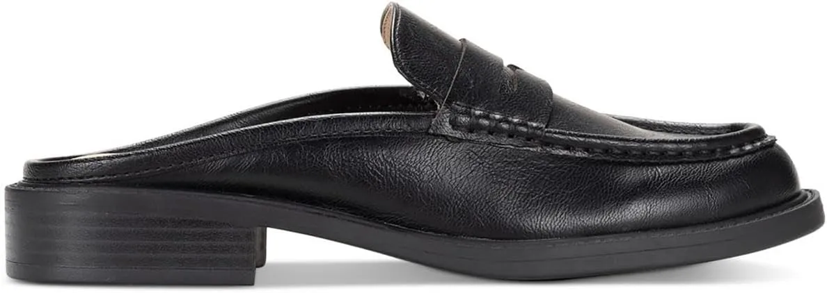 Womens Katyaaa Solid Faux Leather Loafers