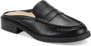 Womens Katyaaa Solid Faux Leather Loafers