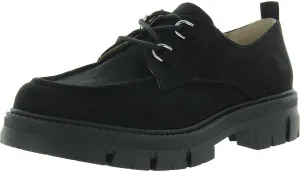 Womens Linnaa Lace-Up Faux Leather Loafers
