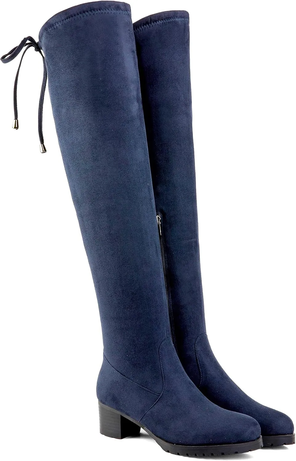Women's Ultra-Tall Over-the-Knee Boots Suede Accent Adult