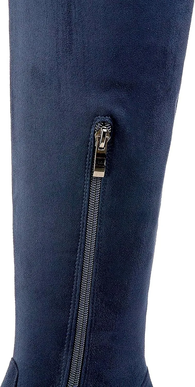 Women's Ultra-Tall Over-the-Knee Boots Suede Accent Adult